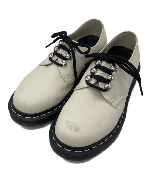 Dr.Martens（ドクターマーチン）Dr.Martens (ドクターマーチン) BONE VIRGINIA OXFORD　レザーシューズ アイボリー サイズ:23の古着・服飾アイテム