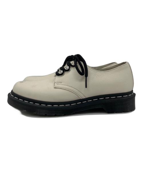 Dr.Martens（ドクターマーチン）Dr.Martens (ドクターマーチン) BONE VIRGINIA OXFORD　レザーシューズ アイボリー サイズ:23の古着・服飾アイテム