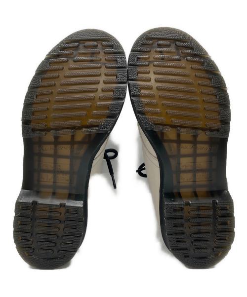 Dr.Martens（ドクターマーチン）Dr.Martens (ドクターマーチン) BONE VIRGINIA OXFORD　レザーシューズ アイボリー サイズ:23の古着・服飾アイテム