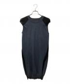 MM6 Maison Margielaエムエムシックスメゾンマルジェラ）の古着「ノースリーブワンピース」｜グレー