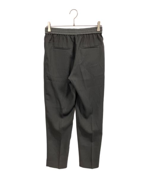 icB（アイシービー）icB (アイシービー) FluidBackSatin ドロストパンツ ダークグレー サイズ:2　(7)の古着・服飾アイテム