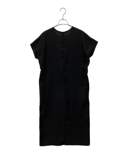 icB（アイシービー）icB (アイシービー) レイヤードデザインワンピース ブラック サイズ:2の古着・服飾アイテム