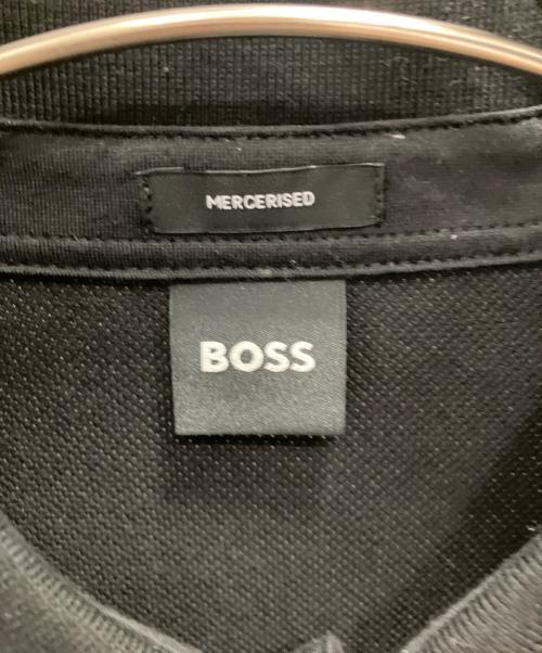 HUGO BOSS（ヒューゴ ボス）HUGO BOSS (ヒューゴ ボス) ポロシャツ ブラック サイズ:ＸＬの古着・服飾アイテム