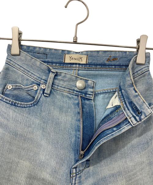 YANUK（ヤヌーク）YANUK (ヤヌーク) Trick Really Light ボーイズストレート LEA インディゴ サイズ:23の古着・服飾アイテム