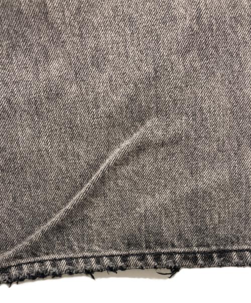 moussy（マウジー）moussy (マウジー) LOW WAIST SLIT STRAIGHT/ローウエストスリットストレート ブラック サイズ:1の古着・服飾アイテム