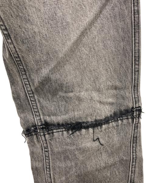 moussy（マウジー）moussy (マウジー) LOW WAIST SLIT STRAIGHT/ローウエストスリットストレート ブラック サイズ:1の古着・服飾アイテム