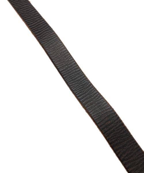 RRL（ダブルアールエル）RRL (ダブルアールエル) レザーベルト ブラック サイズ:30の古着・服飾アイテム