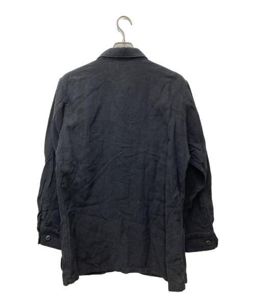 SLOW&CO（スロウアンドコー）SLOW&CO (スロウアンドコー) linen jungle fatigue ブラック サイズ:2の古着・服飾アイテム