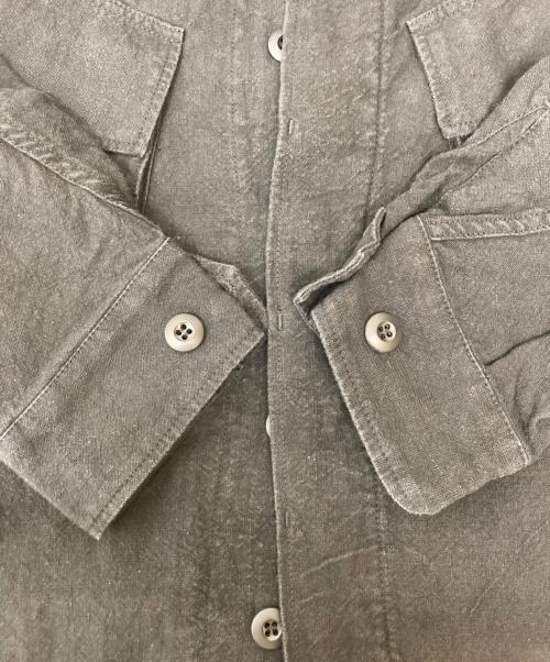SLOW&CO（スロウアンドコー）SLOW&CO (スロウアンドコー) linen jungle fatigue ブラック サイズ:2の古着・服飾アイテム