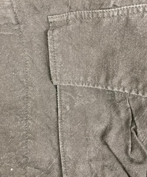 SLOW&CO（スロウアンドコー）SLOW&CO (スロウアンドコー) linen jungle fatigue ブラック サイズ:2の古着・服飾アイテム