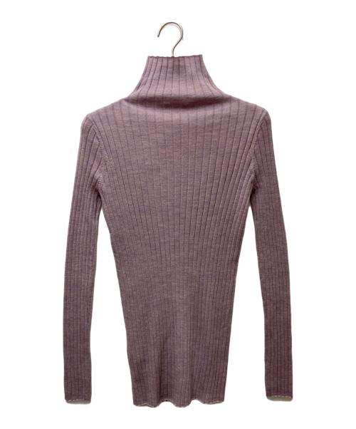 DEMYLEE（デミリー）DEMYLEE (デミリー) リブボトルネックニット 3410800019 ラベンダー サイズ:Sの古着・服飾アイテム