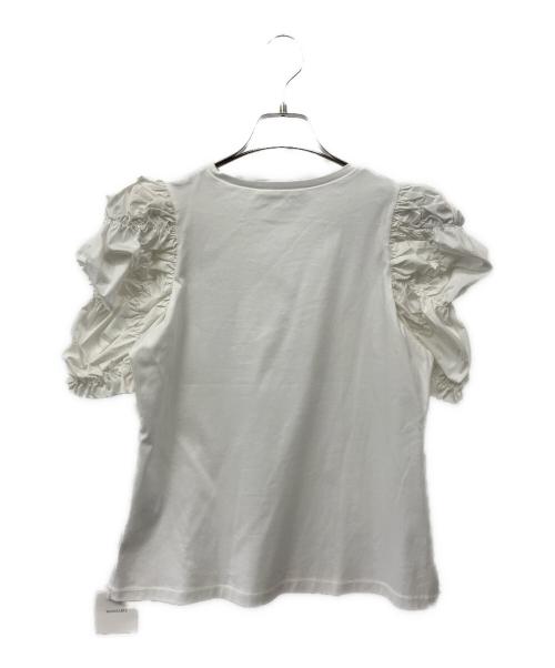 CELFORD（セルフォード）CELFORD (セルフォード) シャーリングスリーブカットソープルオーバー ホワイト サイズ:38の古着・服飾アイテム