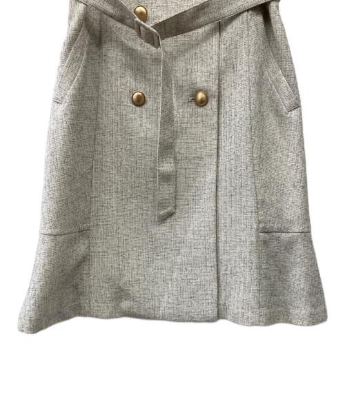 Rirandture（リランドチュール）Rirandture (リランドチュール) ジャケットライクワンピース グレー サイズ:1の古着・服飾アイテム