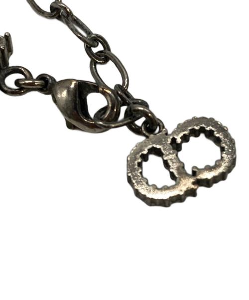 Christian Dior（クリスチャン ディオール）Christian Dior (クリスチャン ディオール) J'ADIOR ラインストーン ベロア チョーカー ブラックの古着・服飾アイテム