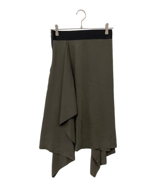 support surface（サポートサーフェス）support surface (サポートサーフェス) 変形スカート カーキ サイズ:1の古着・服飾アイテム