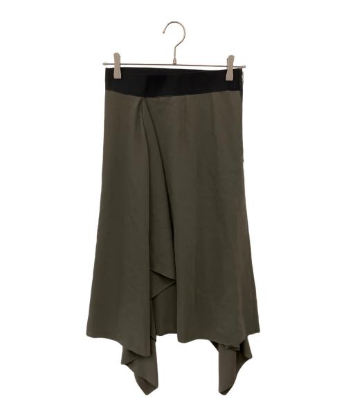 support surface（サポートサーフェス）support surface (サポートサーフェス) 変形スカート カーキ サイズ:1の古着・服飾アイテム