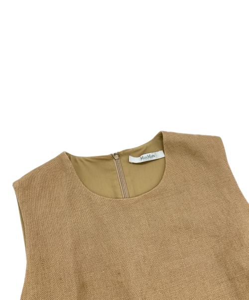 MaxMara（マックスマーラ）MaxMara (マックスマーラ) ベスト ブラウン サイズ:Sの古着・服飾アイテム