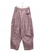 LAND by MILKBOYランドバイミルクボーイ）の古着「BIG-TUCK PANTS」｜ピンク