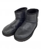 UGGアグ）の古着「Classic Mini Deco　クラシックミニ デコ　ムートンショートブーツ」｜ブラック