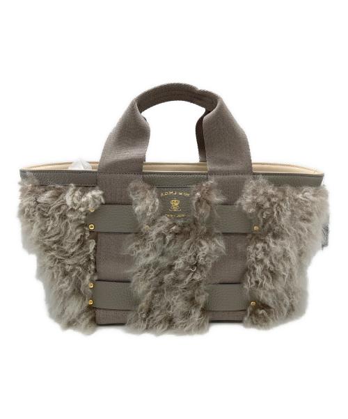 A.D.M.J.（エーディーエムジェイ）A.D.M.J. (エーディーエムジェイ) ファートートバッグ グレーの古着・服飾アイテム