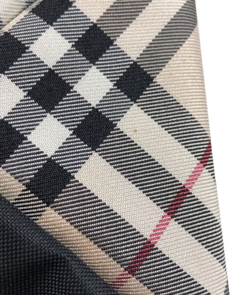 BURBERRY BLUE LABEL（バーバリーロンドンブルーレーベル）BURBERRY BLUE LABEL (バーバリーブルーレーベル) ノヴァチェック ナイロンミニトートバッグ ベージュの古着・服飾アイテム