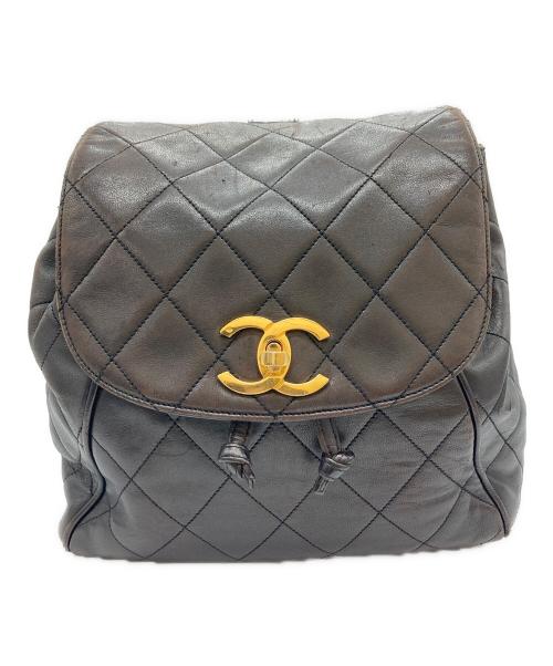 CHANEL（シャネル）CHANEL (シャネル) マトラッセレザーリュック ダークブラウン サイズ:-の古着・服飾アイテム