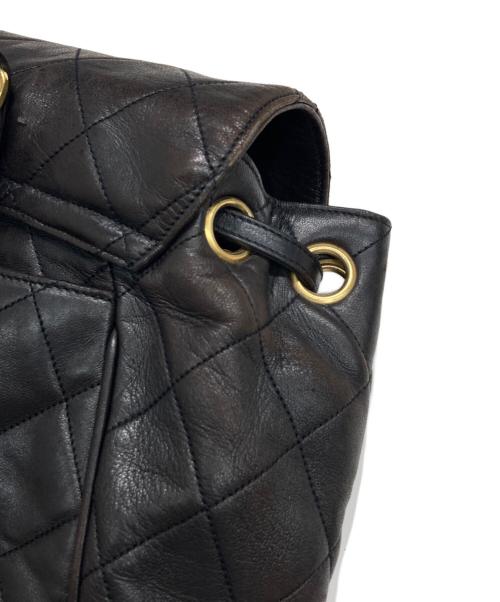 CHANEL（シャネル）CHANEL (シャネル) マトラッセレザーリュック ダークブラウン サイズ:-の古着・服飾アイテム