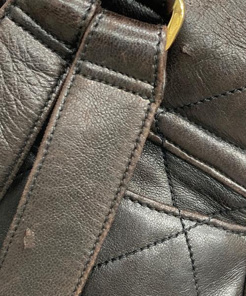 CHANEL（シャネル）CHANEL (シャネル) マトラッセレザーリュック ダークブラウン サイズ:-の古着・服飾アイテム