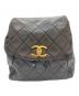 CHANEL（シャネル）の古着「マトラッセレザーリュック」｜ダークブラウン