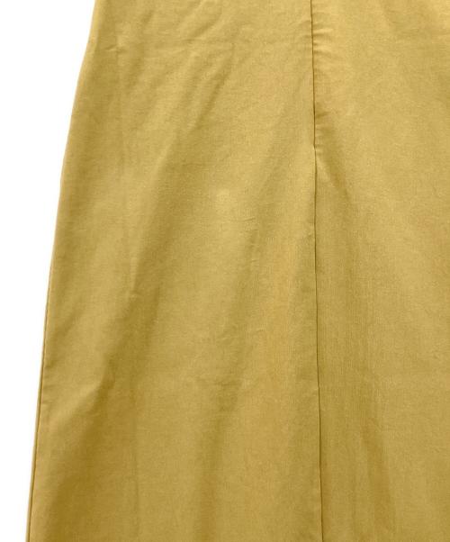 Ameri（アメリ）Ameri (アメリ) LAKE CURVE TRICOT RIB DRESS マスタード サイズ:Sの古着・服飾アイテム