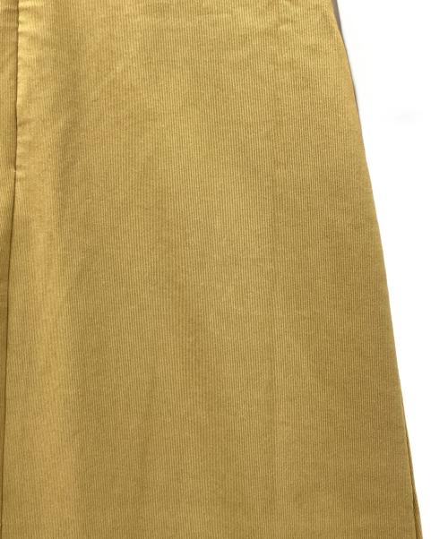 Ameri（アメリ）Ameri (アメリ) LAKE CURVE TRICOT RIB DRESS マスタード サイズ:Sの古着・服飾アイテム