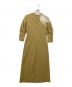 Ameri (アメリ) LAKE CURVE TRICOT RIB DRESS マスタード サイズ:S：17000円