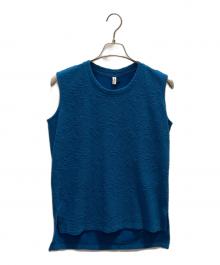 08sircus（ゼロエイトサーカス）の古着「Jacquard jersey sleeveless top」｜ブルー
