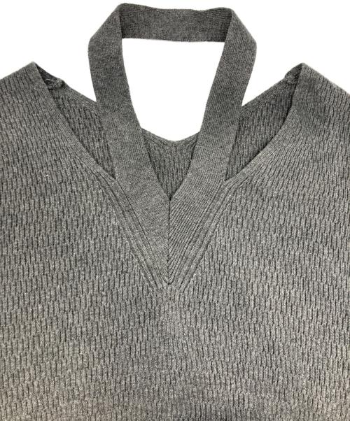 MANOF（マノフ）MANOF (マノフ) サーマルニットセットアップ チャコールグレー サイズ:FREEの古着・服飾アイテム