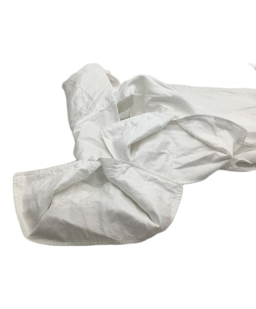 DRAWER（ドゥロワー）DRAWER (ドゥロワー) ビッグカフハーフスリーブ シャツ ホワイト サイズ:38の古着・服飾アイテム