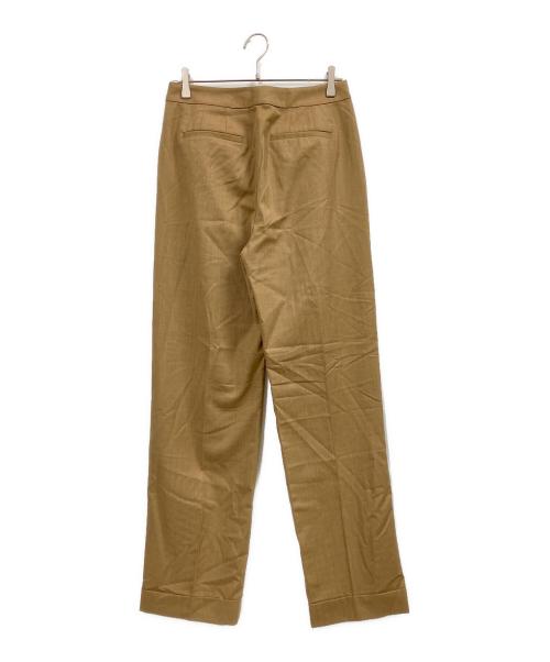LAUREN RALPH LAUREN（ローレン ラルフ ローレン）LAUREN RALPH LAUREN (ローレン ラルフ ローレン) タックパンツ キャメル サイズ:6の古着・服飾アイテム