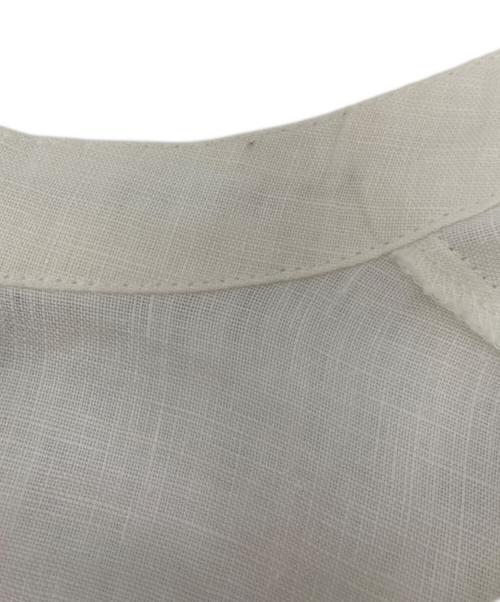 JOSLIN（ジョスリン）JOSLIN (ジョスリン) ALICE LINEN RAMIE MINI DRESS ホワイト サイズ:6の古着・服飾アイテム