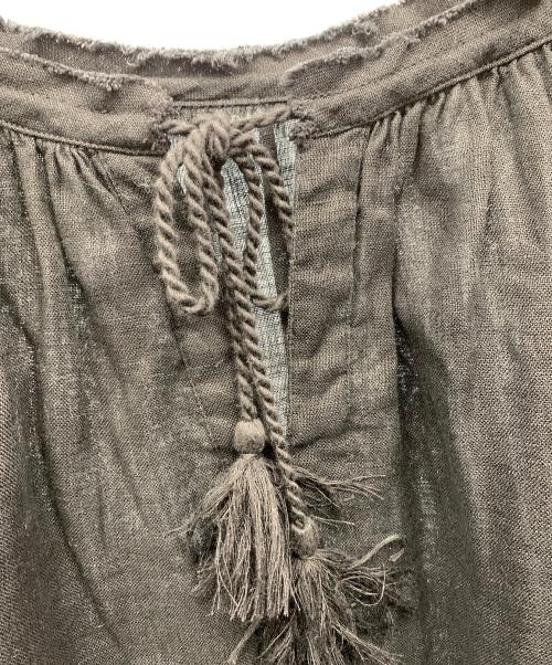 FRAMeWORK（フレームワーク）FRAMeWORK (フレームワーク) リネンガーゼブラウス ブラック サイズ:‐の古着・服飾アイテム