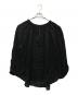 FRAMeWORK（フレームワーク）の古着「リネンガーゼブラウス」｜ブラック