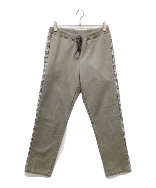 KUON（クオン）KUON (クオン) サイドラインスウェットパンツ カーキ サイズ:Mの古着・服飾アイテム
