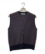 INIS MEAINイニシュマン）の古着「ニットベスト」｜パープル