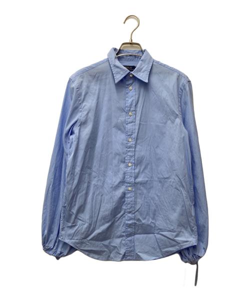 POLO RALPH LAUREN（ポロ・ラルフローレン）POLO RALPH LAUREN (ポロ・ラルフローレン) バルーンスリーブブラウス ブルー サイズ:160/84Aの古着・服飾アイテム