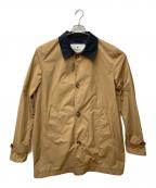 WOOLRICHウールリッチ）の古着「シティコート WOOU0357」｜ベージュ×ネイビー