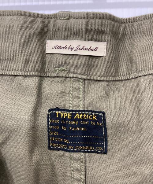 Attick by Johnbull（アティックバイジョンブル）Attick by Johnbull (アティックバイジョンブル) ミリタリーパンツ オリーブ サイズ:Sの古着・服飾アイテム