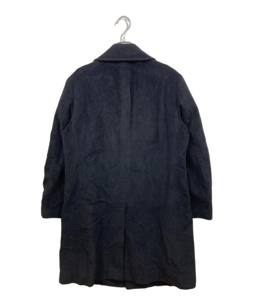 ISSEY MIYAKE MEN（イッセイミヤケメン）ISSEY MIYAKE MEN (イッセイミヤケメン) アンゴラ混ショールカラーコート ブラック サイズ:2の古着・服飾アイテム