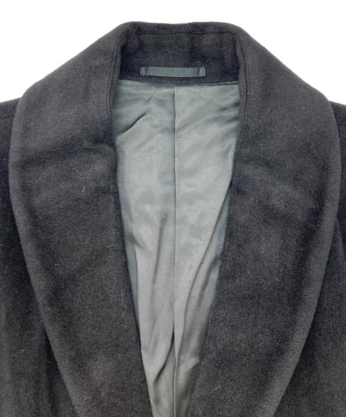ISSEY MIYAKE MEN（イッセイミヤケメン）ISSEY MIYAKE MEN (イッセイミヤケメン) アンゴラ混ショールカラーコート ブラック サイズ:2の古着・服飾アイテム