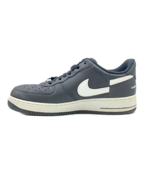 NIKE（ナイキ）NIKE (ナイキ) SUPREME (シュプリーム) COMME des GARCONS SHIRT (コムデギャルソンシャツ) AIR FORCE 1 BLACK/WHITE サイズ:27.5cm(US9.5)の古着・服飾アイテム