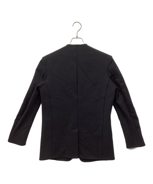 RAINMAKER（レインメーカー）RAINMAKER (レインメーカー) PONTE ROMA NO COLLAR JACKET ブラック サイズ:46の古着・服飾アイテム