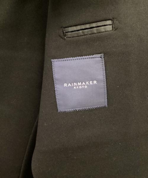 RAINMAKER（レインメーカー）RAINMAKER (レインメーカー) PONTE ROMA NO COLLAR JACKET ブラック サイズ:46の古着・服飾アイテム