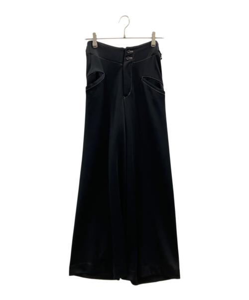 sulvam（サルバム）sulvam (サルバム) sulvam　ワイドパンツ ブラック サイズ:Sの古着・服飾アイテム